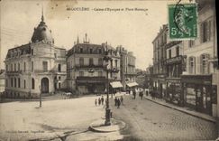 CPA Banque Caisse d'Epargne et place Marengo Angouleme 