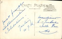 CPA Banque Caisse d'Epargne et coin de la rue Villa Carle Bordeaux 