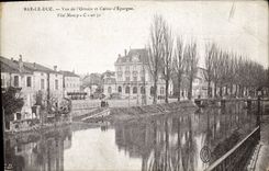 VINTAGE POSTCARD Bank Bar the Duke Seen of Ornain and Savings bank