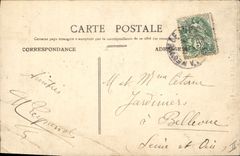 VINTAGE POSTCARD Bank Savings bank Beauvais