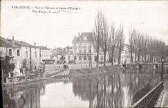 CPA Banque Bar le Duc Vue de l'Ornain et Caisse d'Epargne 