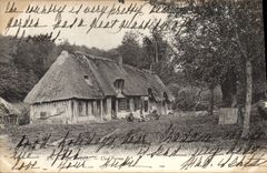 CPA Folklore Normandie Une ferme