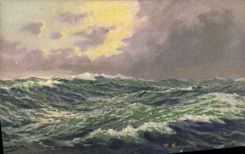 VINTAGE POSTCARD Fantasy Illustrator Sea