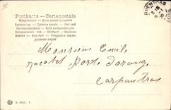 VINTAGE POSTCARD Fantasy Illustrator Woman Fir tree