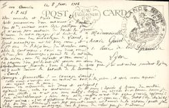 VINTAGE POSTCARD Fantasy Moonlight Illustrator