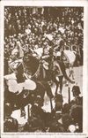 VINTAGE POSTCARD funeral of Edouard VII the king Georges V and the Guillaume Emperor