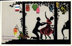 VINTAGE POSTCARD Fantasy Graf Illustrator