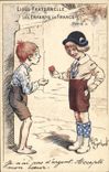 VINTAGE POSTCARD Fantaisie Illustrator Leagues Fraternal Children of Gerhault France