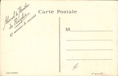 VINTAGE POSTCARD Fantasy Illustrator the Moliere theater the hypochondriac