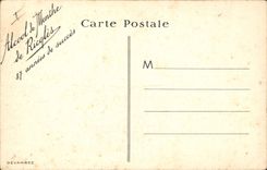 VINTAGE POSTCARD Fantasy Illustrator the theater Edmond Rostand Cyrano of Bergerac