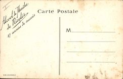 VINTAGE POSTCARD Fantasy Illustrator the theater Alfred de Musset the candlestick