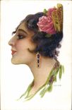 VINTAGE POSTCARD Fantasy Illustrator Tipo Espanol Codina