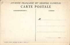 VINTAGE POSTCARD Fantasy Illustrator National Help Groux