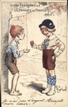 VINTAGE POSTCARD Fantaisie Illustrator Leagues Fraternal Children of Gerbault France