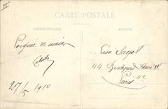 CPA Militaria Camp de Chalons La soupe 