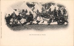 CPA Militaria Les fournitures au soleil