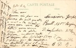 VINTAGE POSTCARD Militaria Hindus on the way for the face