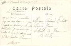 VINTAGE POSTCARD Militaria Our brave men combine in France