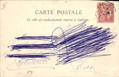 VINTAGE POSTCARD square House Camel