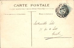 CPA 1er Avril Phoque