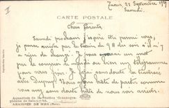 VINTAGE POSTCARD oceanographical Station of Salammbo Spider crab