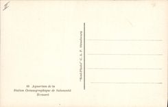 VINTAGE POSTCARD oceanographical Station of Salammbo Lobster