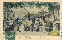 CPA Theatre Rostand Coq Chantecler L'hymne au soleil