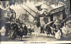 CPA Theatre Rostand Coq Chantecler L'arrivee de la faisane