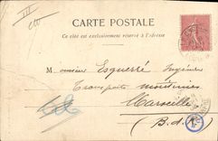 VINTAGE POSTCARD saline Marais Covers the salt Folklore harvest