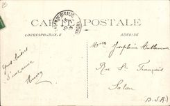 VINTAGE POSTCARD Saline saline Marsh of Giraud quays of the Rhone