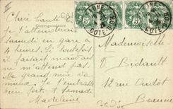 VINTAGE POSTCARD Beaune Bank the Savings bank