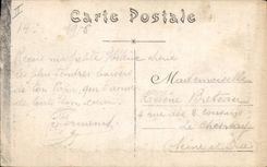 VINTAGE POSTCARD Bank Borough in Bresse the Savings bank