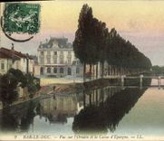 CPA Banque Bar le Duc Vue sur L'Ornain et la Caisse d'Epargne