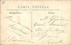 CPA Banque Beaugency La Caisse d'Epargne et la place de la Mairie