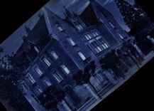 VINTAGE POSTCARD Bank Borough in Bresse the night the Savings bank