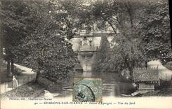 CPA Banque Chalons sur Marne La Caisse d'Epargne Vue du Jard