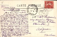 VINTAGE POSTCARD Carpentras Bank the Precaution and Savings bank
