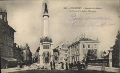 CPA Banque Chambery Fontaine de Boigne La Poste et La Caisse d'Epargne