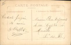 VINTAGE POSTCARD Coulommiers Bank the Savings bank