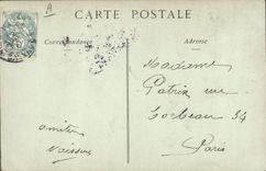 Folklore estándar de la POSTAL de la VENDIMIA de los pescados de Mouliere