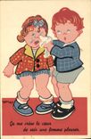 VINTAGE POSTCARD Fantasy Illustrator Bernet Children
