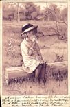 VINTAGE POSTCARD Fantasy Illustrator Bannerman Child