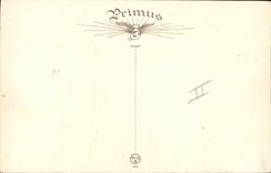 VINTAGE POSTCARD Fantasy Illustrator Houses Sheep