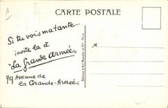 VINTAGE POSTCARD Fantasy Illustrator the Poulard one as in Auvergne