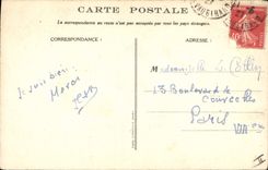 CPA Fantaisie Illustrateur Poulbot Victor Hugo Les miserables Gavroche Napoleon Elephant 