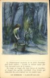 CPA Fantaisie Illustrateur Poulbot Victor Hugo Les miserables La petite fille toute seule 