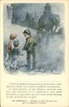 CPA Fantaisie Illustrateur Poulbot Victor Hugo Les miserables Gavroche Napoleon Elephant 