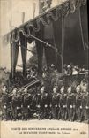 CPA Visite des souverains anglais a Paris 1914 La revue de Printemps La tribune