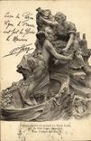 VINTAGE POSTCARD Fantasy Illustrator Engraving according to a group out of terra cotta Paul Gas Sculptor Marani Album