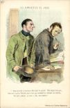 CPA Fantaisie Illustrateur Gavarni Les humouristes de jadis